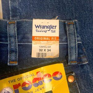 Men’s Wrangler Cowboy Cut Original Fit Bootcut Jeans; 32x34-NWT